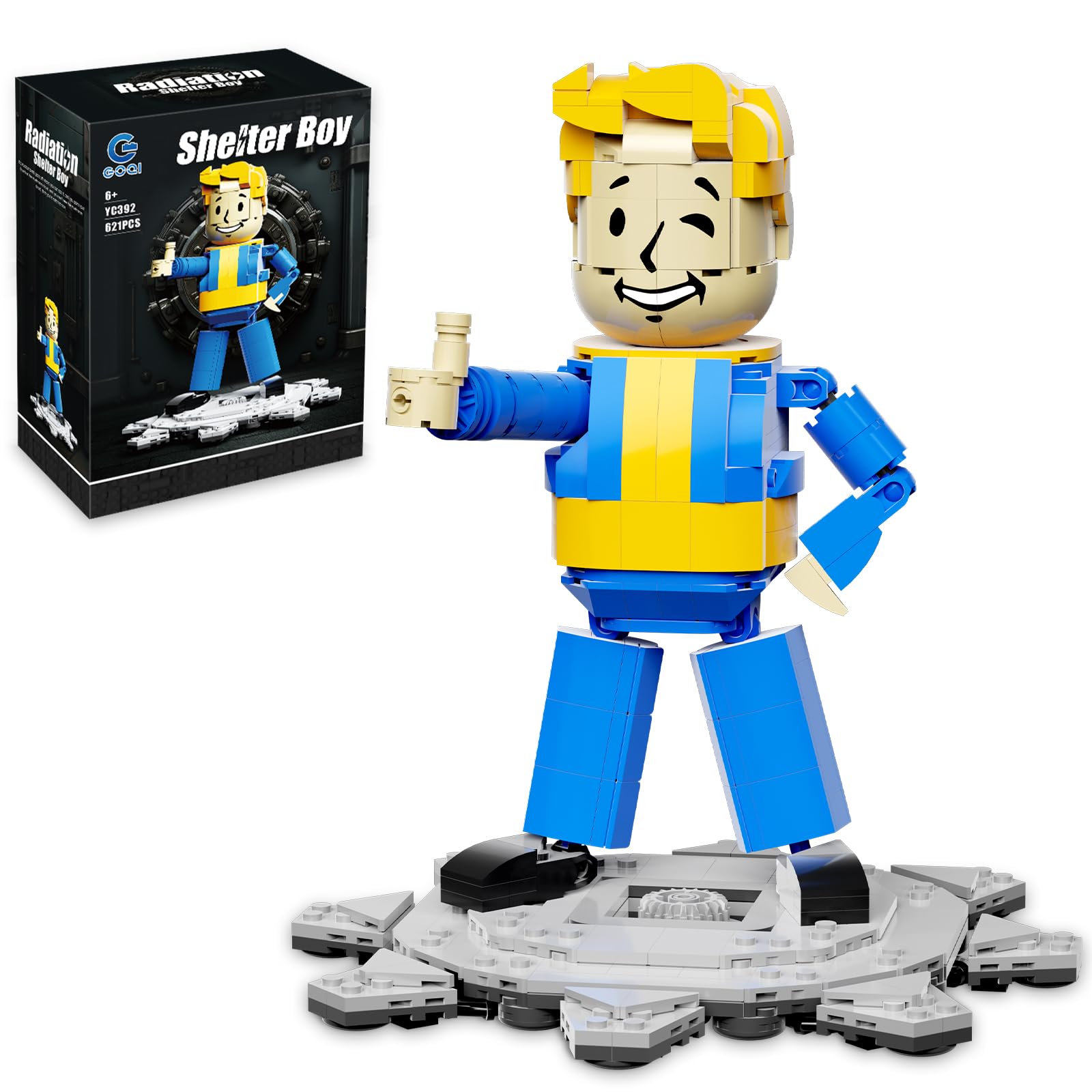 Amazon.co.jp: YEECHAO Ideas Falloutts Vault Boy 組み立てセット